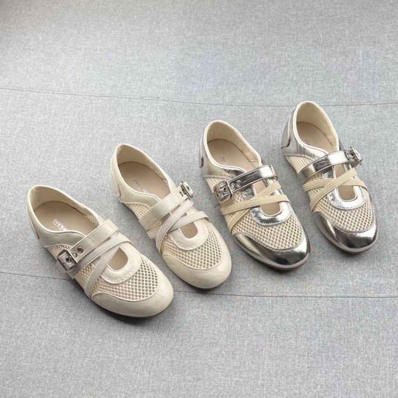 Women'S Shoes Temu - รองเท้าผ้าใบแบบสานรุ่นใหม่ 2026 สำหรับฤดูใบไม้ผลิและฤดูร้อน พร้อมหัวเข็มขัด กันลื่น สวมใส่สบาย
