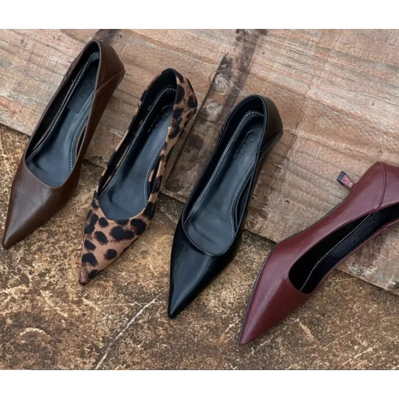 Women'S Shoes Quality - 2024 ผู้หญิงรองเท้าส้นสูงเซ็กซี่ Burgundy Nude ปั๊ม Stripper
