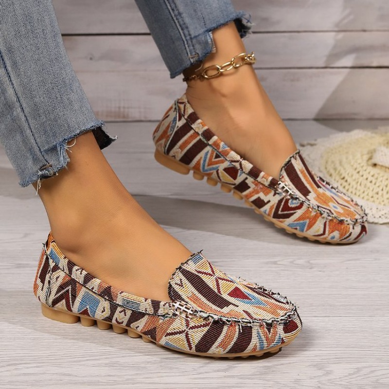 Women'S Shoes Clogs - รองเท้าโลฟเฟอร์สำหรับฤดูใบไม้ผลิและฤดูใบไม้ร่วง ทนทานต่อการสึกหรอ รองเท้าลำลองสำหรับผู้หญิง แฟชั่น ทันสมัย พื้นกันลื่น