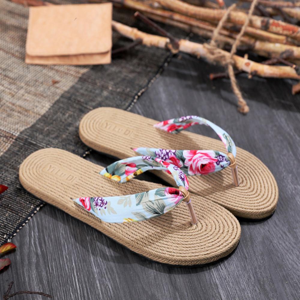 Women'S Shoes For Neuropathy - รองเท้าผู้หญิงรองเท้าแตะรัดส้นชาย Anti-Slip รองเท้าแตะ Flip Flops Floral