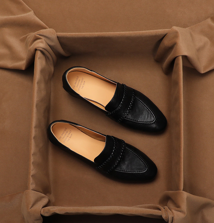 รองเท้าโลฟเฟอร์หนังแกะนุ่มสไตล - Peep Toe Heels บทวิจารณ์และราคา
