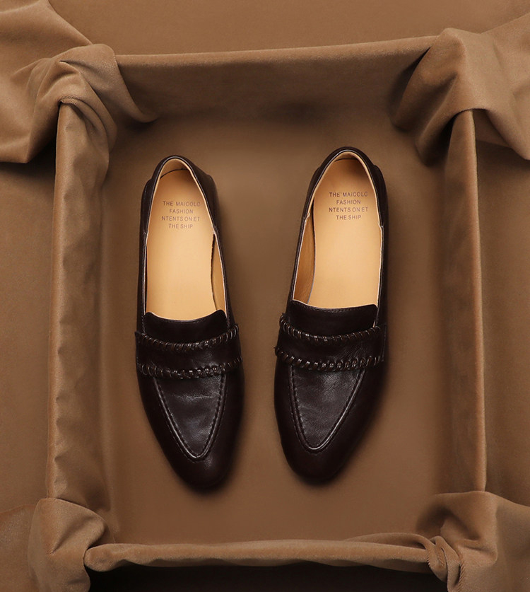 รองเท้าโลฟเฟอร์หนังแกะนุ่มสไตล - Peep Toe Heels บทวิจารณ์และราคา