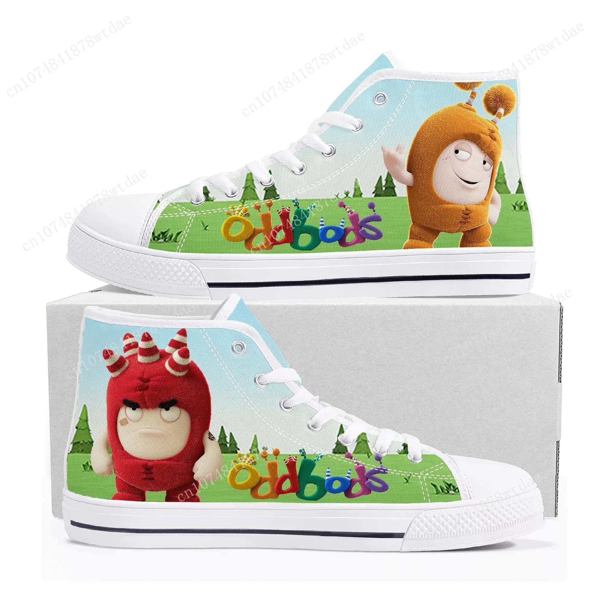 รองเท้าผ้าใบหุ้มข้อสูง Oddbods - Women Shoes Singapore บทวิจารณ์และราคา