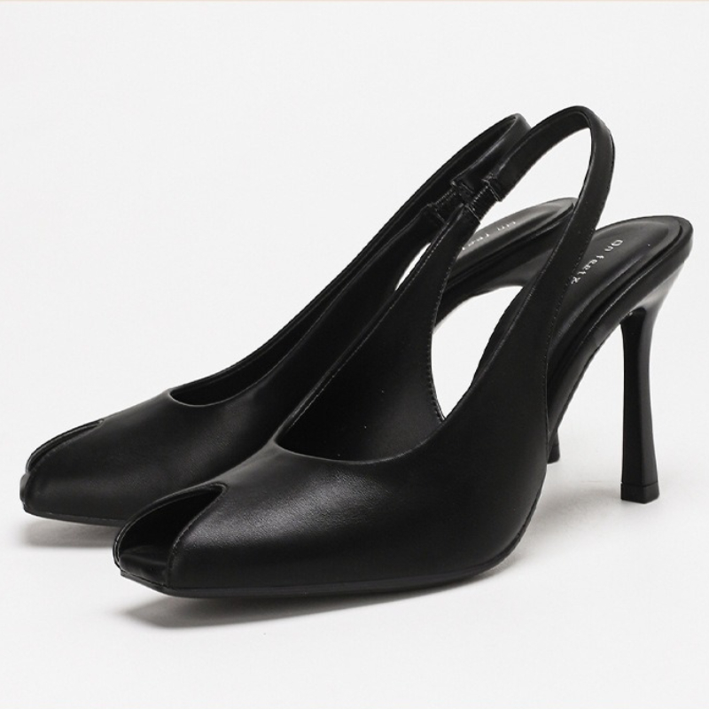 รองเท้าส้นสูงแบบสลิงแบ็ค ดีไซน - Peep Toe Heels บทวิจารณ์และราคา