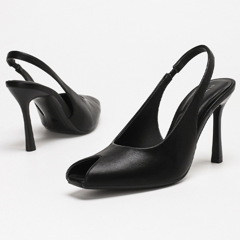 รองเท้าส้นสูงแบบสลิงแบ็ค ดีไซน - Peep Toe Heels บทวิจารณ์และราคา
