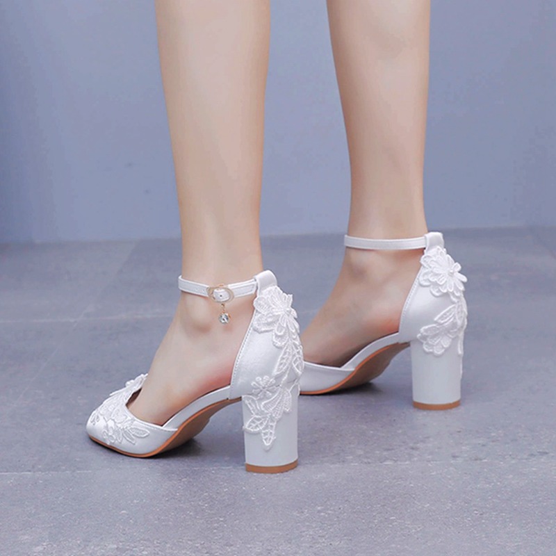 ผู้หญิงผ้าไหมสีขาวรองเท้าส้นสู - Gladiator Sandal Women บทวิจารณ์และราคา