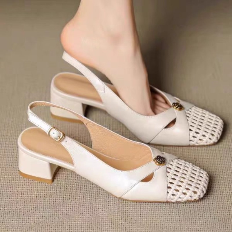 รองเท้าส้นเตารีดแบบปิดหัวสไตล์ - Women'S Shoes Temu บทวิจารณ์และราคา