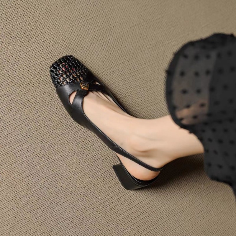 รองเท้าส้นเตารีดแบบปิดหัวสไตล์ - Women'S Shoes Temu บทวิจารณ์และราคา