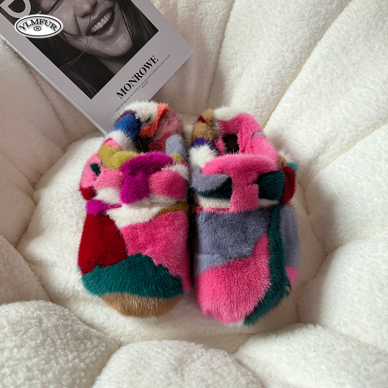 รองเท้าแตะขนมิงค์หรูหราสำหรับผ - Women'S Shoes Temu บทวิจารณ์และราคา