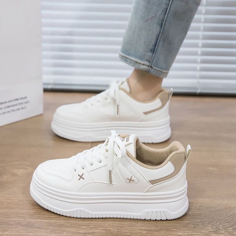 รองเท้าผ้าใบสีขาวระบายอากาศดี  - Women'S Shoes Back To School บทวิจารณ์และราคา