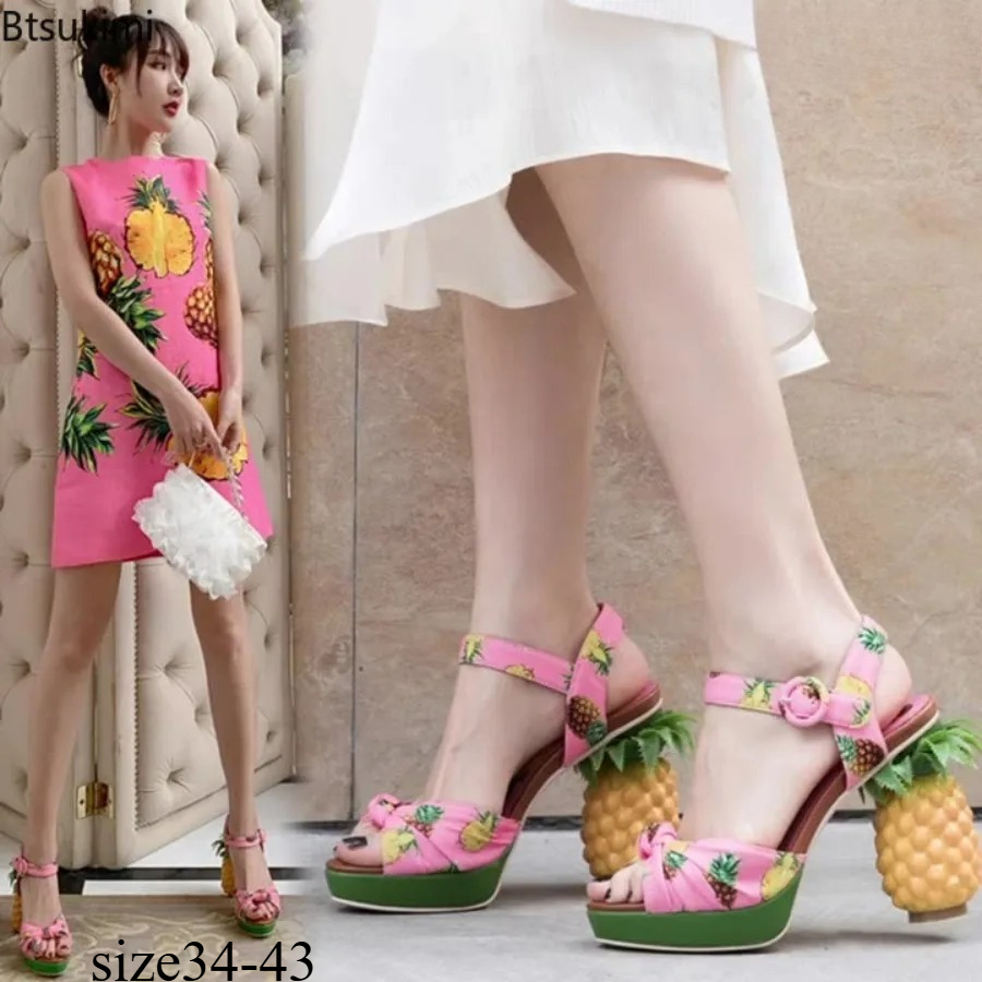 รองเท้าแตะส้นหนาแบบเปิดนิ้วเท้ - Peep Toe Heels บทวิจารณ์และราคา