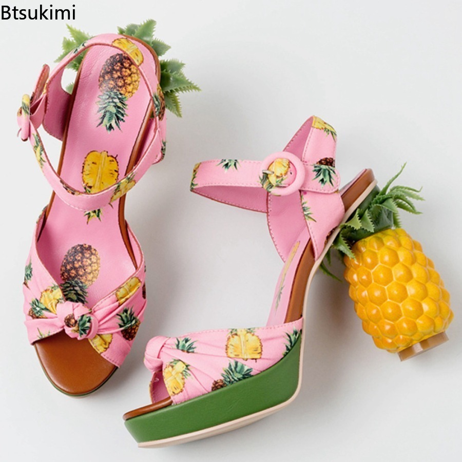 รองเท้าแตะส้นหนาแบบเปิดนิ้วเท้ - Peep Toe Heels บทวิจารณ์และราคา