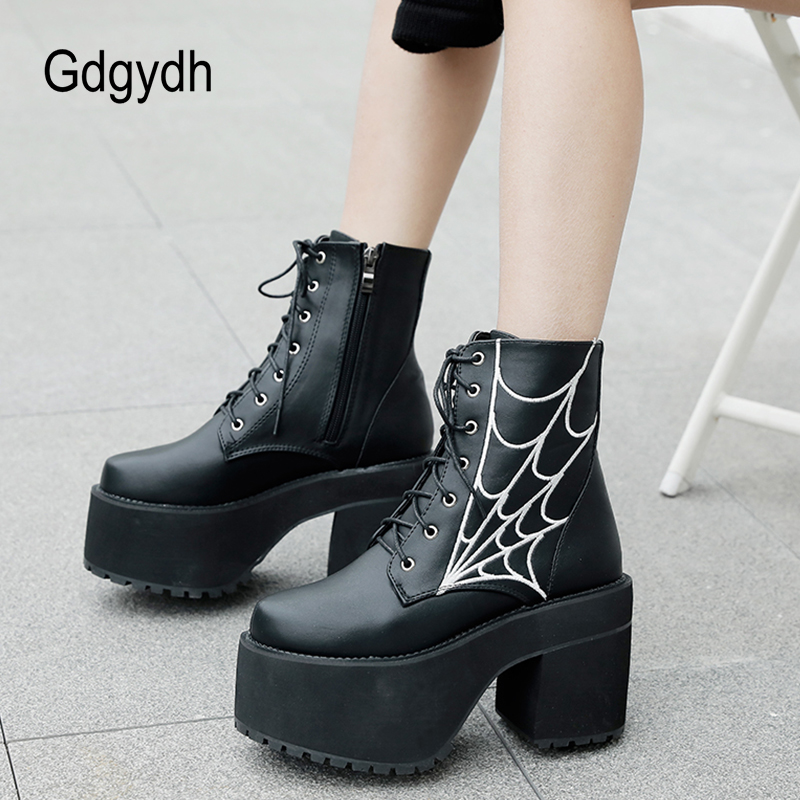 Gdgydh แฟชั่น Cobweb Gothic รอ - Women'S Shoes In The 90S บทวิจารณ์และราคา