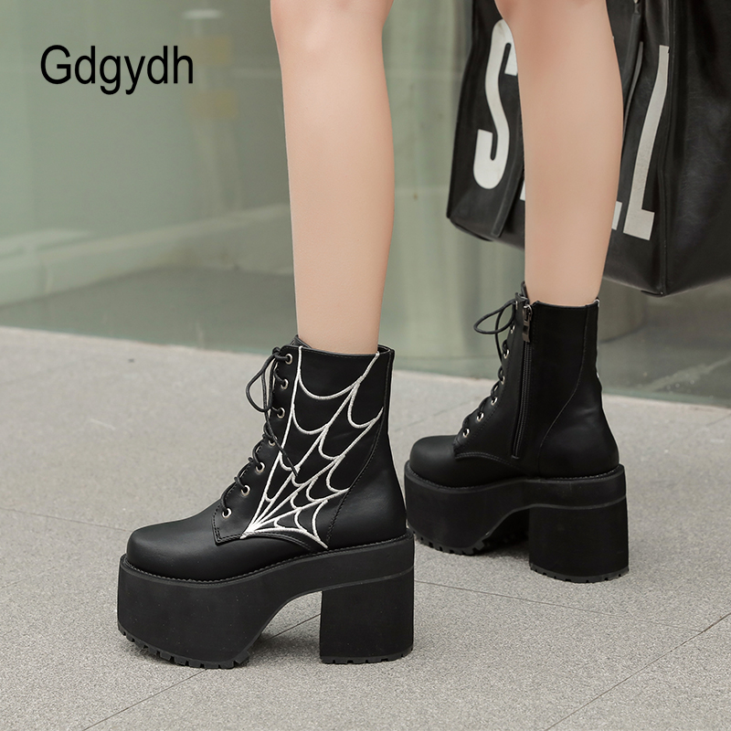 Gdgydh แฟชั่น Cobweb Gothic รอ - Women'S Shoes In The 90S บทวิจารณ์และราคา