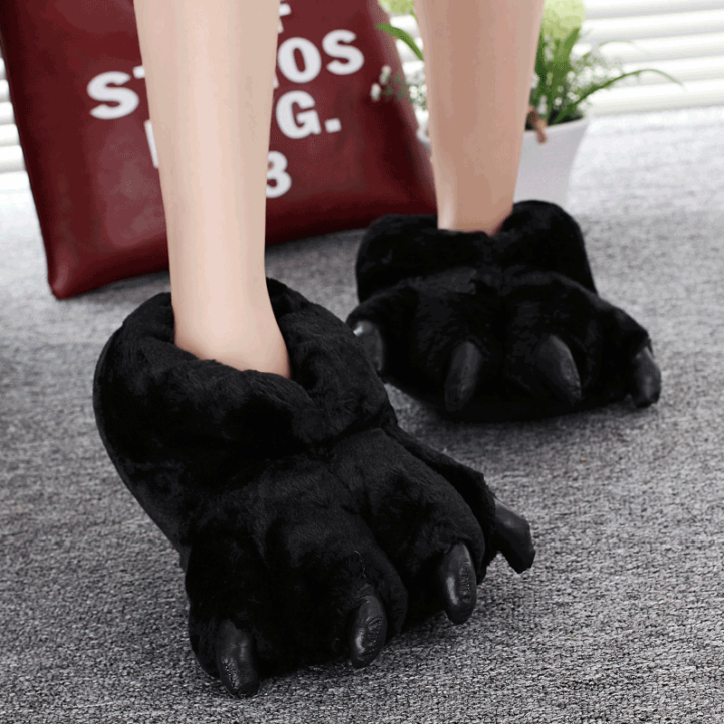 ขนาด 35-43 สีดําสัตว์ PAW รองเ - Women Shoes Size To Men บทวิจารณ์และราคา
