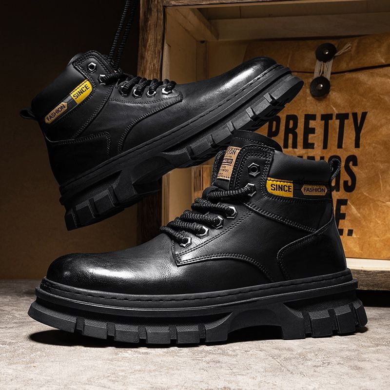 Vintage Men Platformข้อเท้ารอง - Suede Ankle Boot บทวิจารณ์และราคา