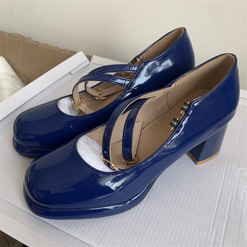Elegant รองเท้าส้นสูงปั๊มผู้หญ - Patent Leather Pump บทวิจารณ์และราคา