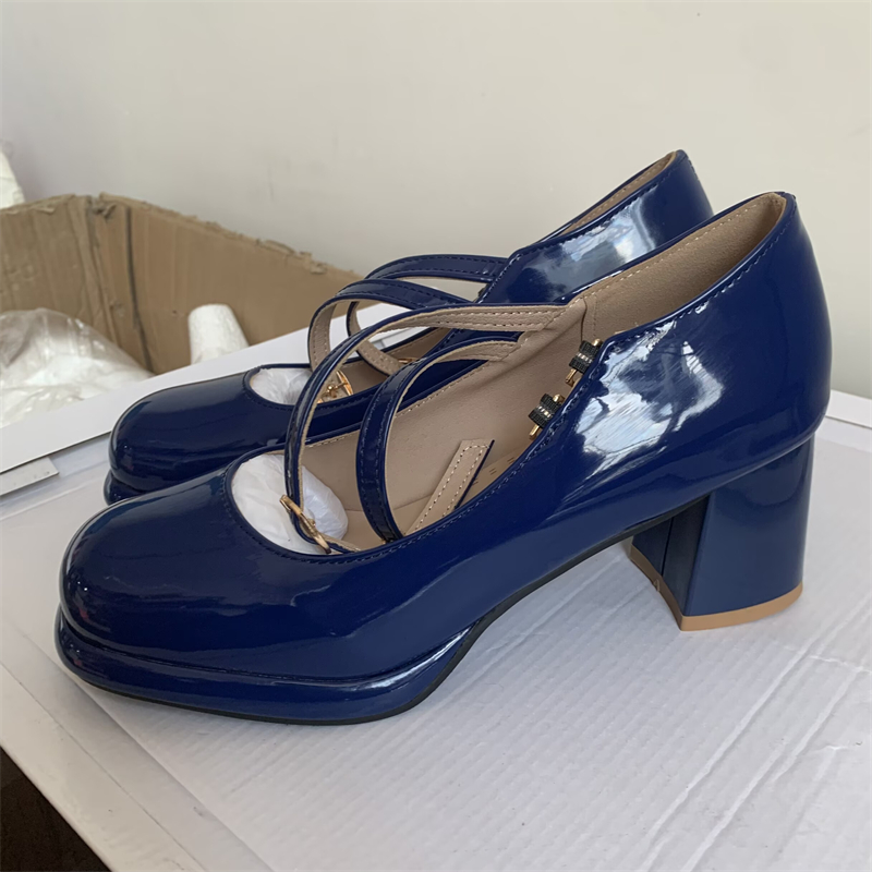 Elegant รองเท้าส้นสูงปั๊มผู้หญ - Patent Leather Pump บทวิจารณ์และราคา