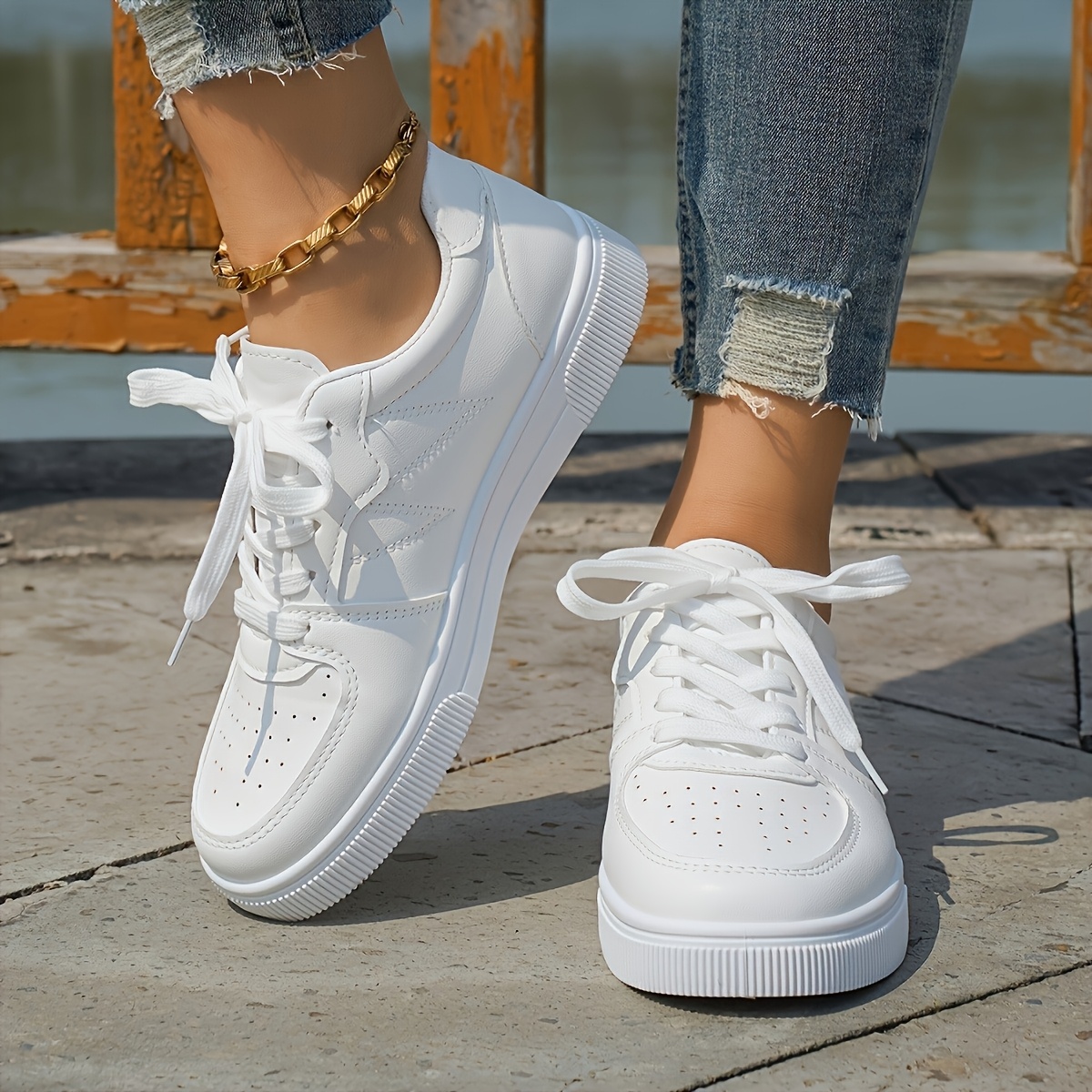 รองเท้าผ้าใบผู้หญิง รองเท้าวิ่ - Women'S Shoes For Tennis บทวิจารณ์และราคา