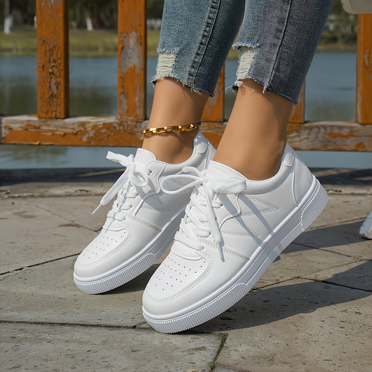 รองเท้าผ้าใบผู้หญิง รองเท้าวิ่ - Women'S Shoes For Tennis บทวิจารณ์และราคา