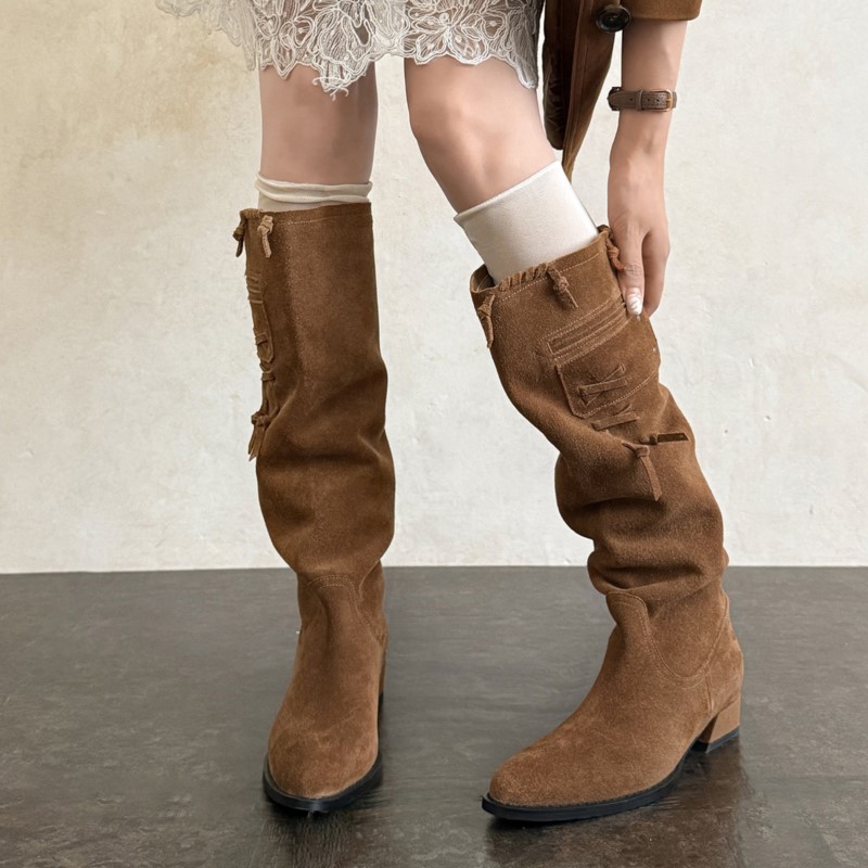 ดิลาลูลา 2027 นิวส์ รองเท้าบูท - Suede Ankle Boot บทวิจารณ์และราคา