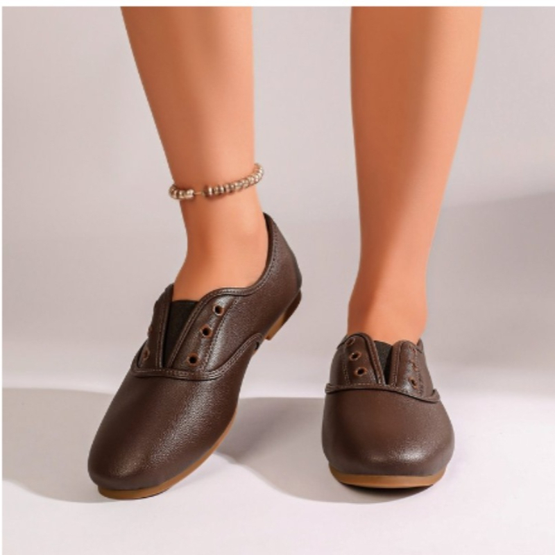 รองเท้าส้นเตี้ยทรงกลมสีพื้นสไต - Women'S Shoes Clogs บทวิจารณ์และราคา