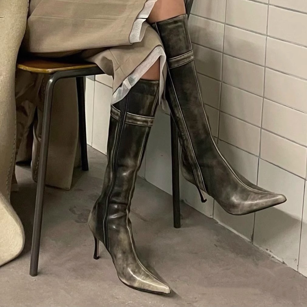 รองเท้าบูทผู้หญิงดีไซน์เซ็กซี่ - Suede Ankle Boot บทวิจารณ์และราคา