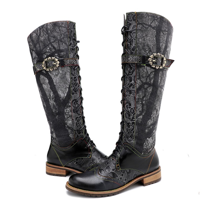 รองเท้าบูทส้นตึกแบบสวมข้อเท้าส - Suede Ankle Boot บทวิจารณ์และราคา