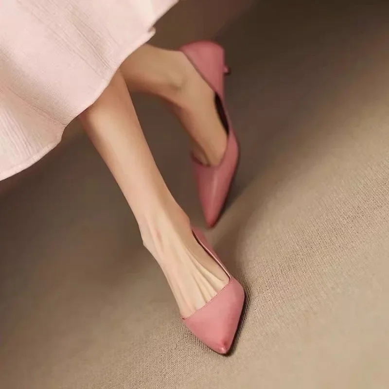 รองเท้าส้นเข็มหัวแหลมแฟชั่นสำห - Women'S Shoes Temu บทวิจารณ์และราคา