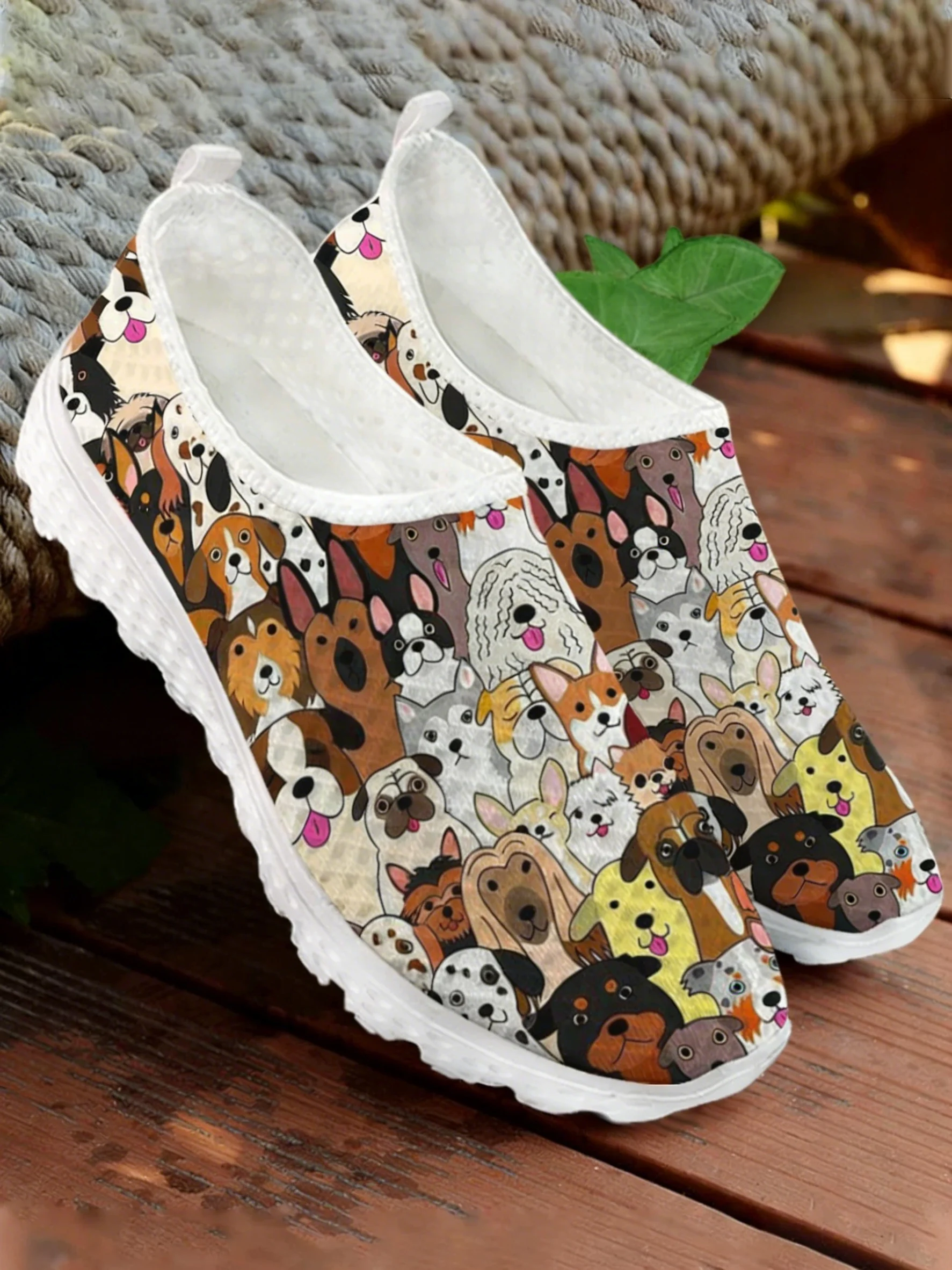 รองเท้าผ้าใบลายการ์ตูนน้องหมาส - Women'S Shoes For Tennis บทวิจารณ์และราคา