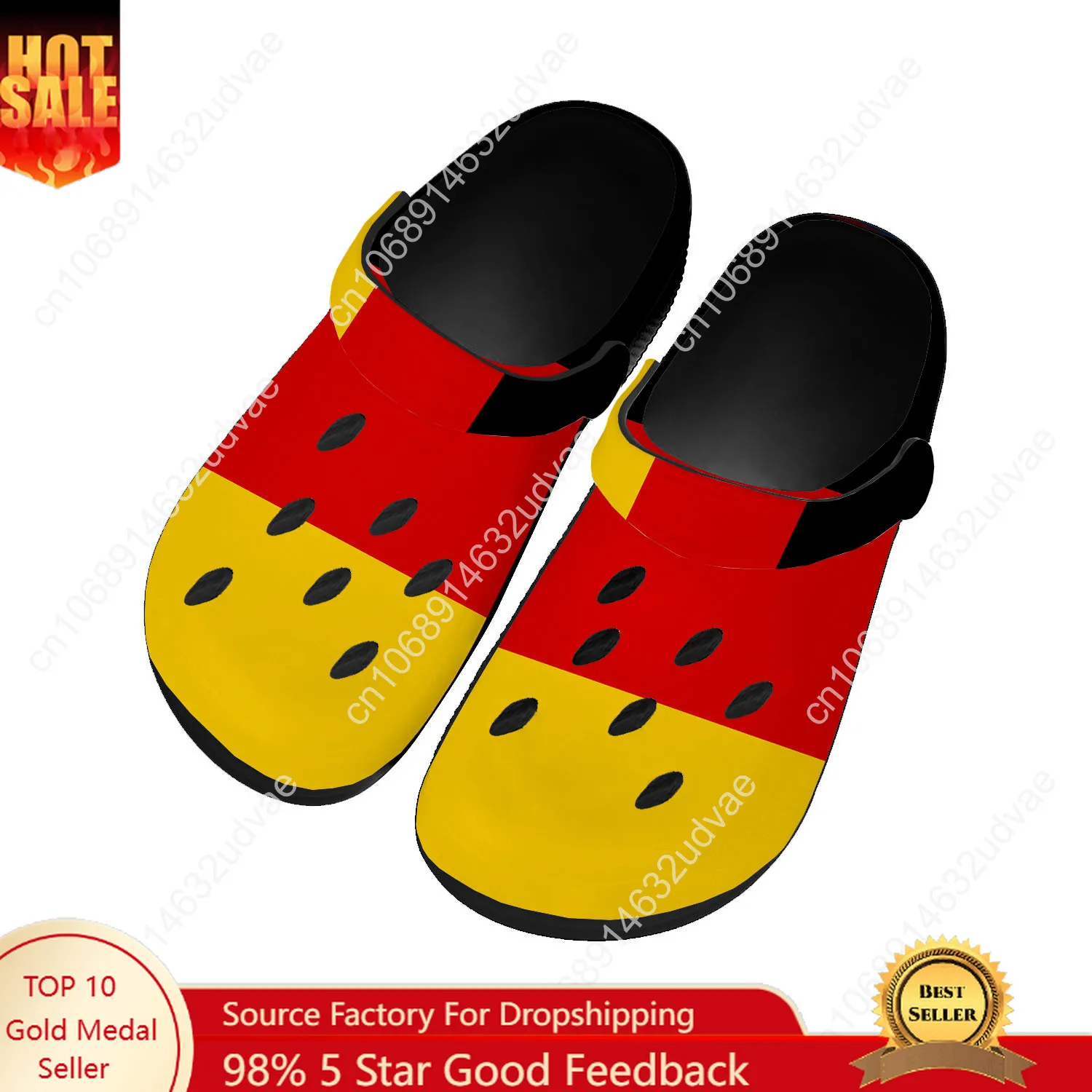 รองเท้าแตะลายธงชาติเยอรมนี สำห - Women'S Shoes Clogs บทวิจารณ์และราคา
