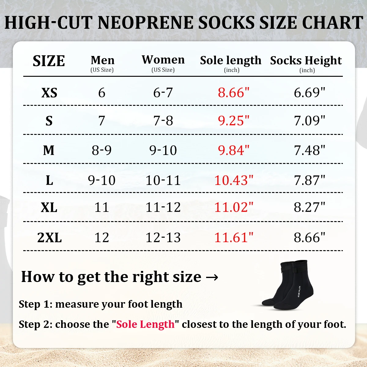 ผู้ชายผู้หญิง 3mm Neoprene ถุง - Women'S Shoes For Neuropathy บทวิจารณ์และราคา