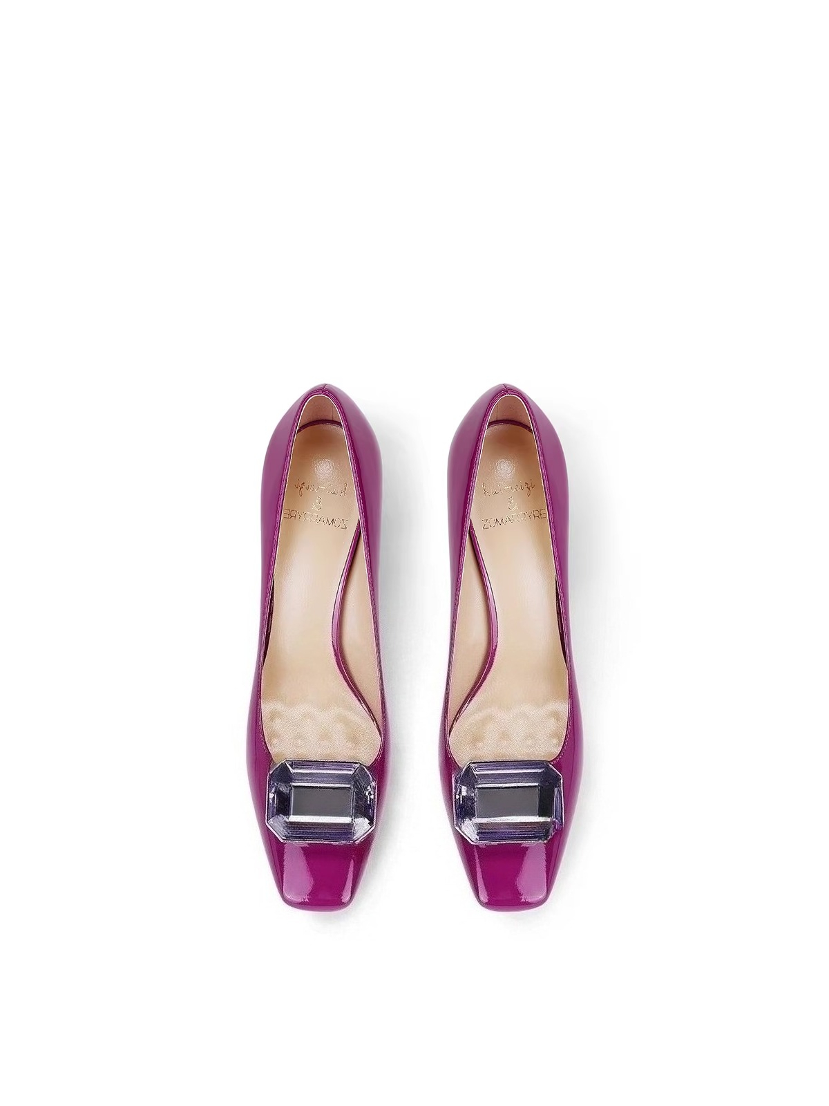 รองเท้าส้นสูงผู้หญิงแบบใหม่สำห - Patent Leather Pump บทวิจารณ์และราคา
