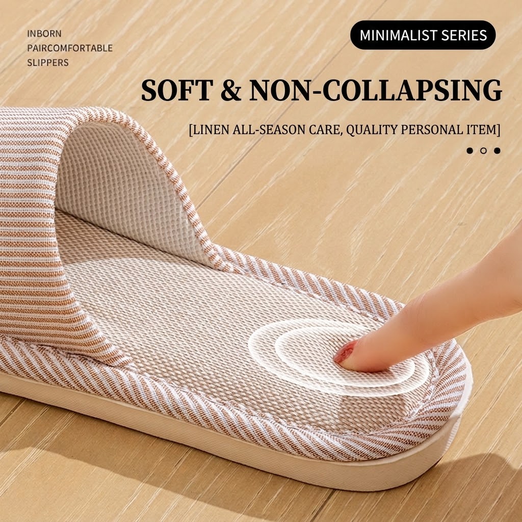 รองเท้าแตะผ้าลินินระบายอากาศสำ - Women Shoes Size To Men บทวิจารณ์และราคา