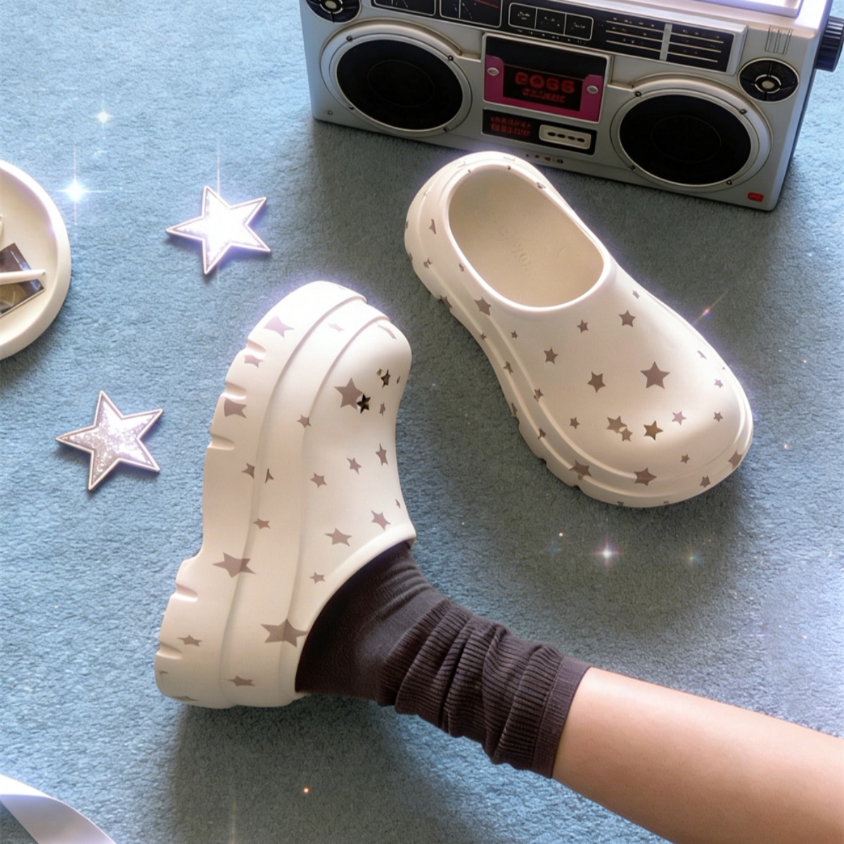 รองเท้าแตะแพลตฟอร์มใหม่สำหรับฤ - Women'S Shoes Clogs บทวิจารณ์และราคา