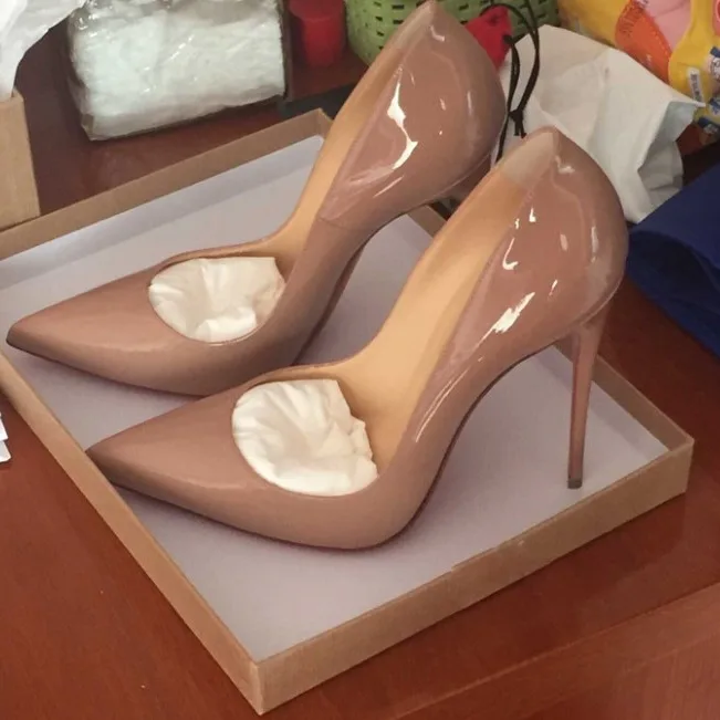 รองเท้าส้นสูงแฟชั่นหัวแหลมหนัง - Patent Leather Pump บทวิจารณ์และราคา